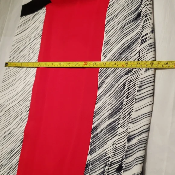 MILLY NEW Dress Striped ColorBlock Sheath Back Zip Women's 8 USA Sexy! - Picture 8 of 14